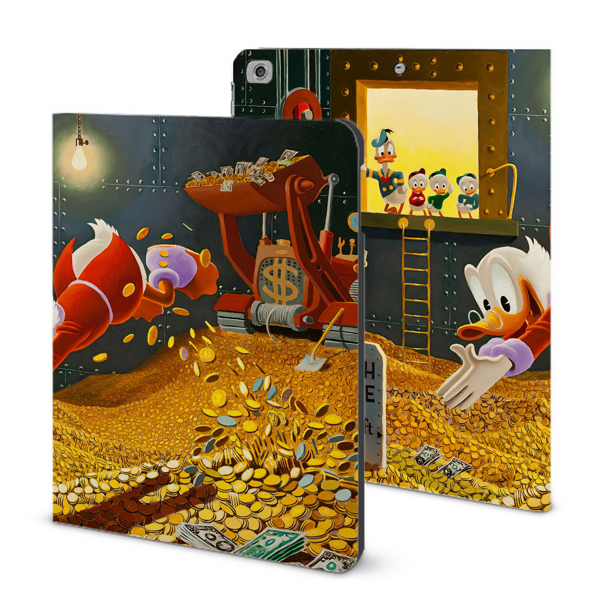 （画像用） ミッキーマウス Mickey Mouse IPad ケース ブック型 PUレザー TPU 耐衝撃 軽量 薄型 ペン収納なし 全面保護 IPad 各モデル対応